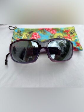 Maui Jim Blue Water Purple Gradient Frame Sunglasses